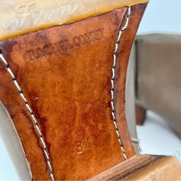 Rachel Comey Taupe Mars Leather Heeled Ankle Boots Size 8.5 - Picture 8 of 12